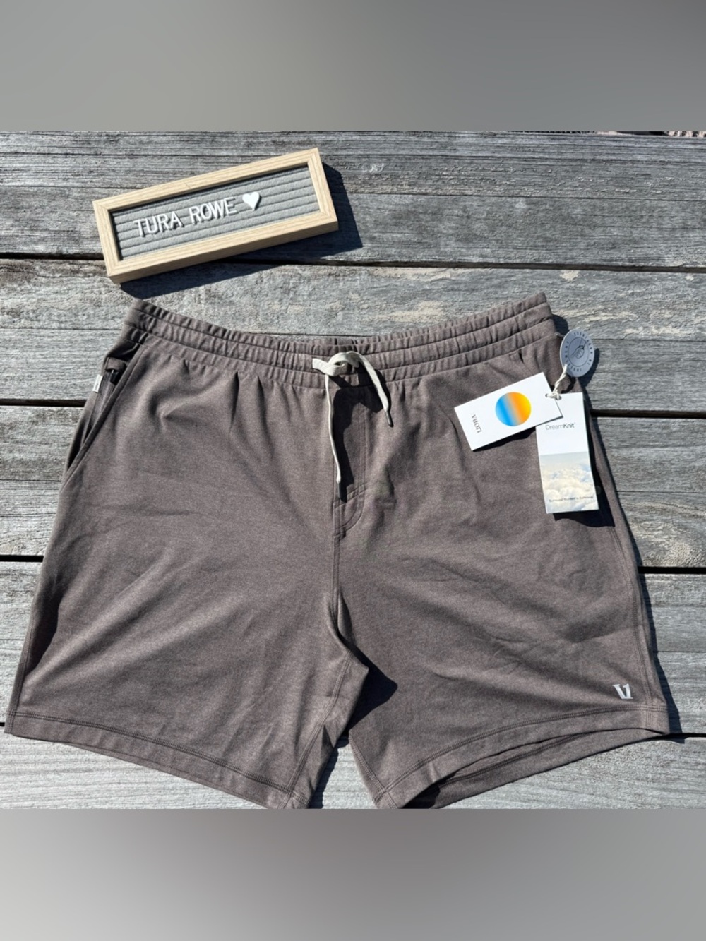 Vuori Ponto Short MENS XXL Chia Heather V344 NWT Ultra Soft Lounge Shorts